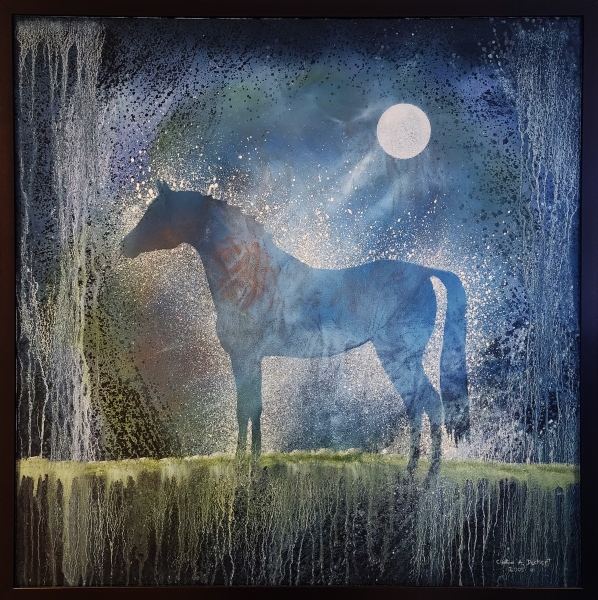 Blue Horse by Clinton Deckert