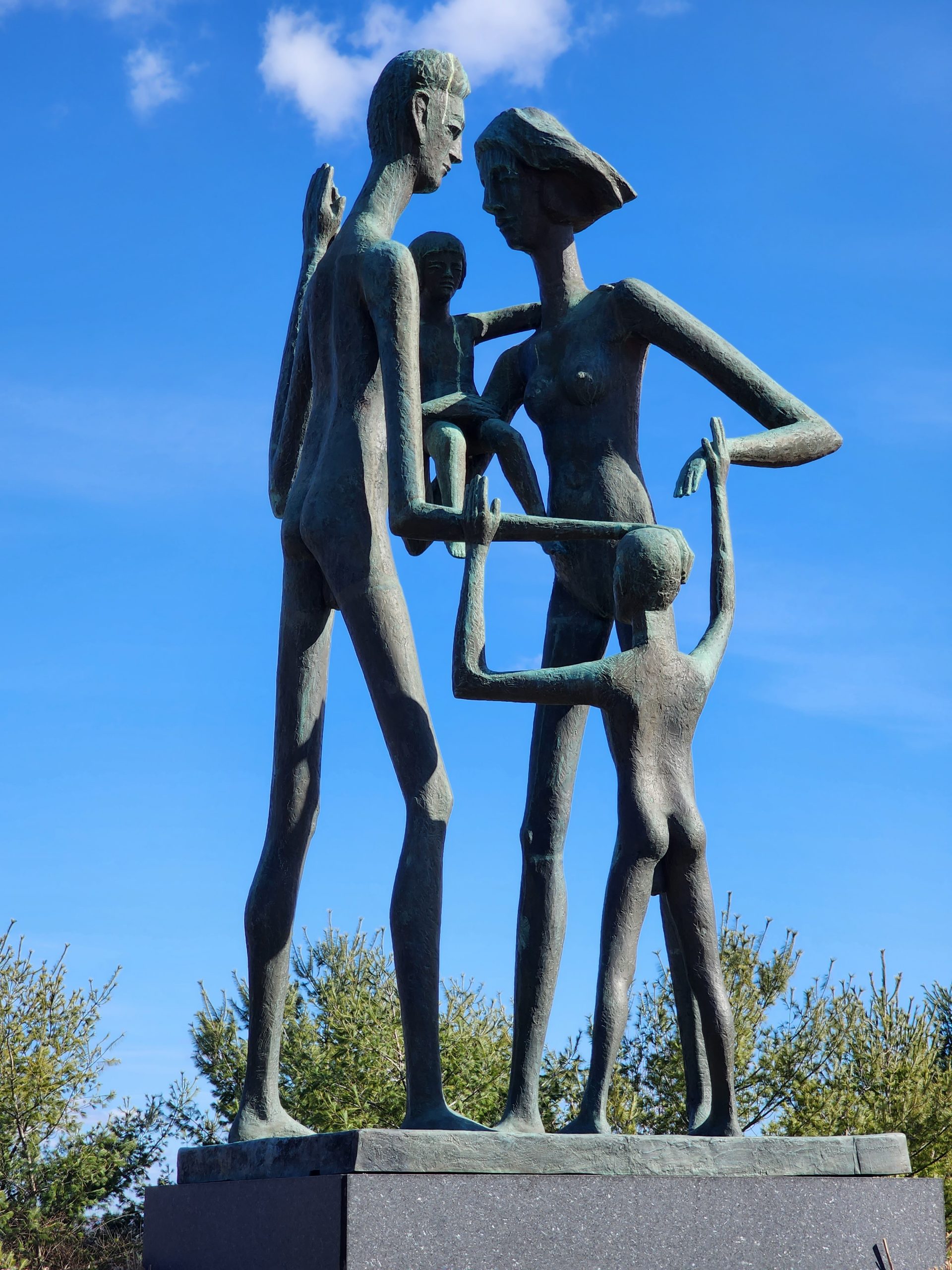 "The Family"- Bronze Sculpture by Wolfgang Behl