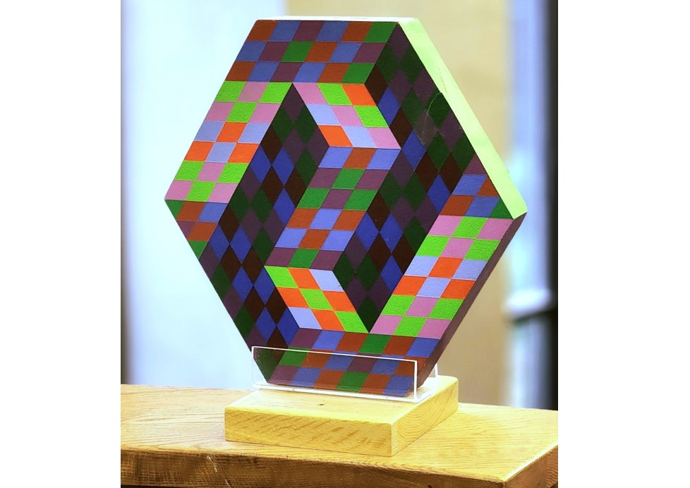 "Octal B" by Victor Vasarely