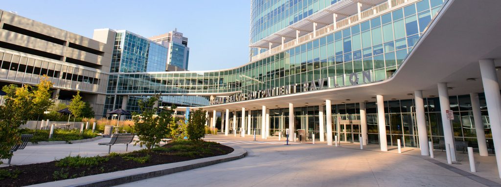 Outpatient Pavilion exterior, UConn Health, Farmington Connecticut, USA