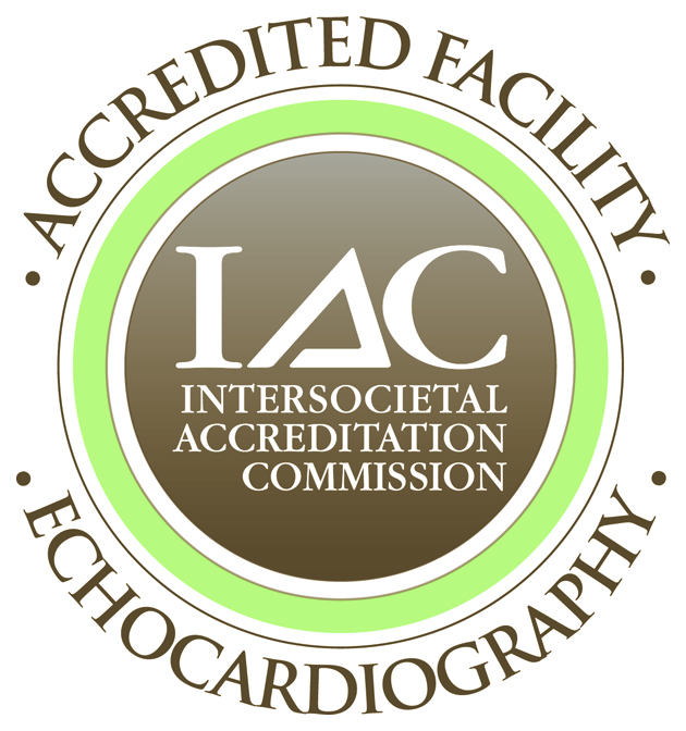 Intersocietal Accreditation Commission Echocardiography Accredited Facility badge