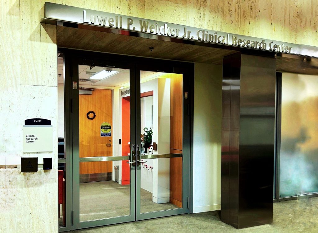 Entrance to Clinical Research Center (CRC)