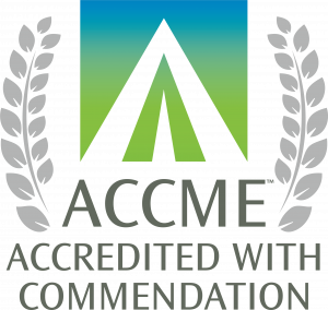 ACCME Accredited with Commendation Logo