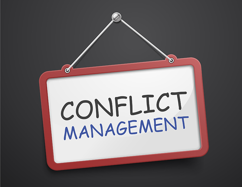 Conflict Management sign