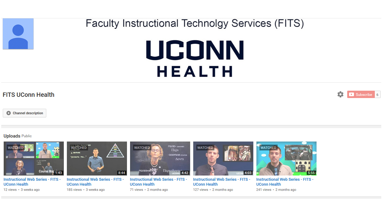You Tube Home Page