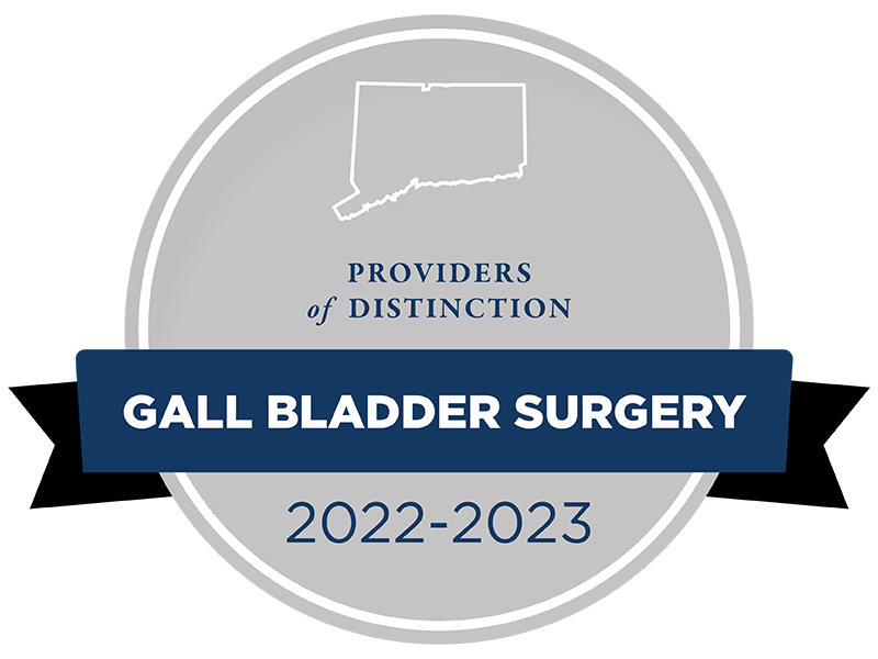 Provider of Distinction Gallbladder Surgery badge