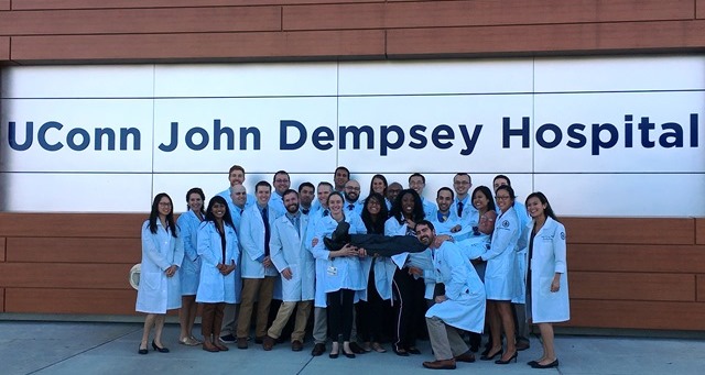 Anesthesiology Residents with Program Chair