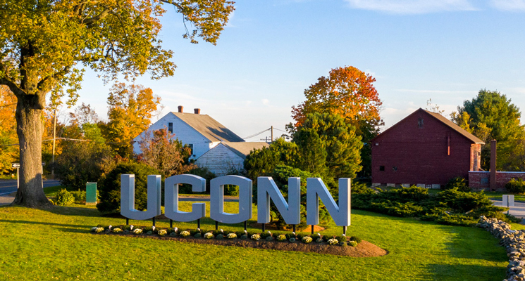 UConn Storrs campus entrance