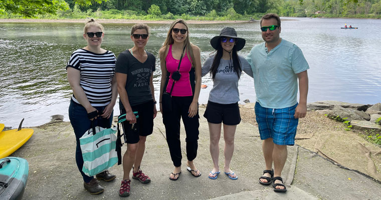 Current Fellows Kayaking