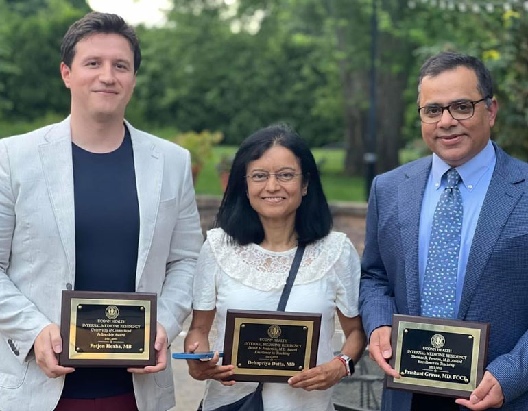 Internal Medicine Graduation, June 2022 Awardees (voted and awarded by the IM Residents)
