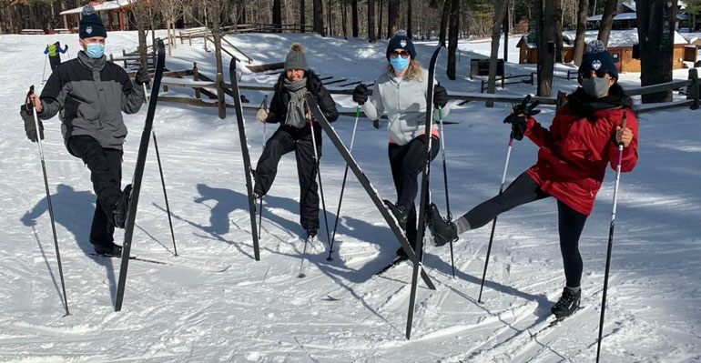 Well - Being skiing