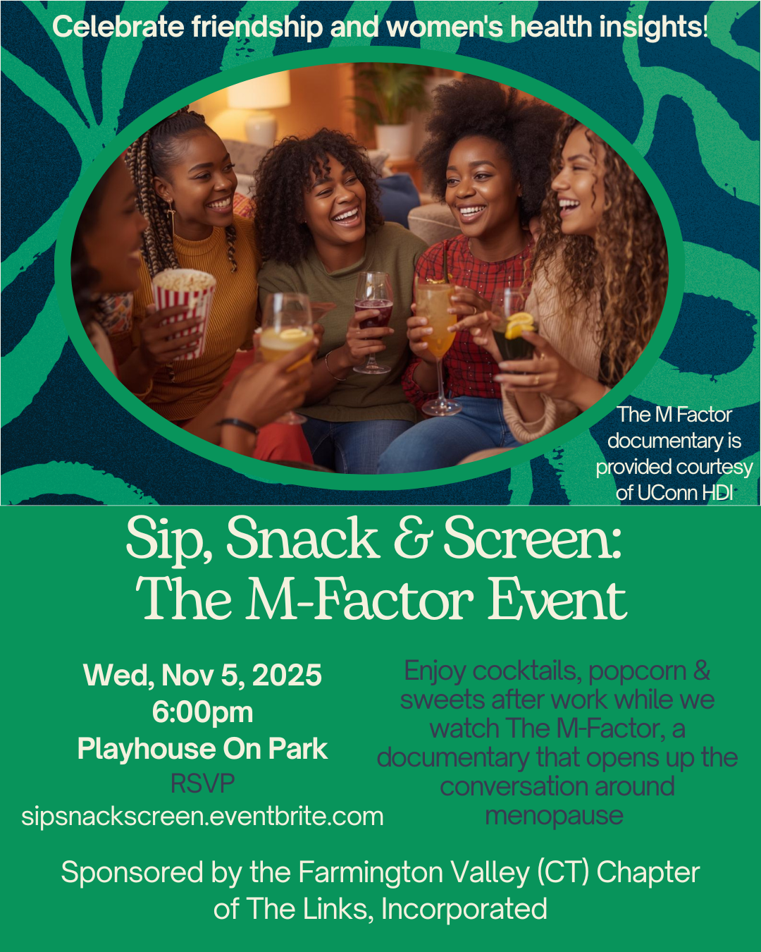 Sip, Snack &amp; Screen The M-Factor Event (1)