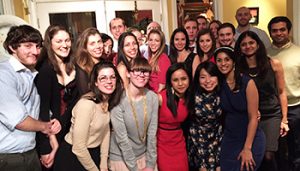 Immunology graduate student holiday dinner