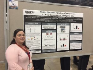 Dr. Jessica Costa and her abstract.