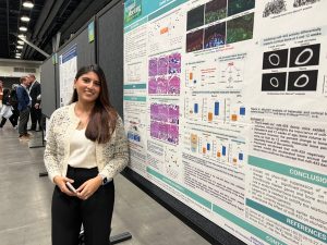Prachi Thakore presenting their abstract