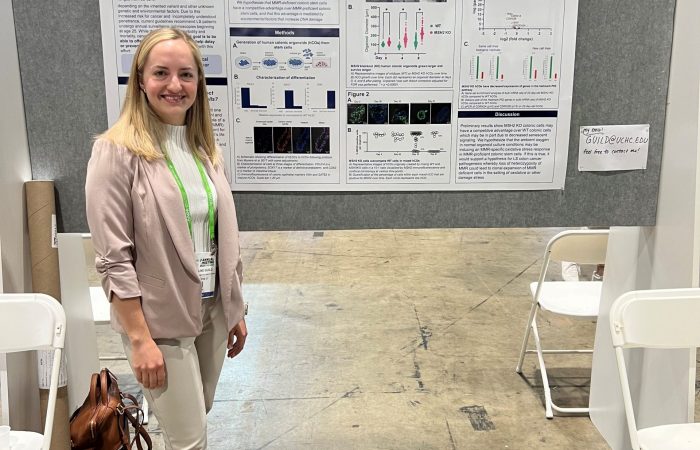 Congratulations to Caroline Guild McNaboe on winning the 2025 AACR-Women in Cancer Research Scholar Award.