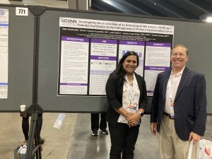 Sharon Yaqoob-Krysztofiak (pictured here with Dr. Andrew Arnold)