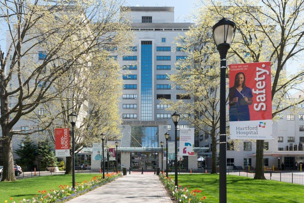 Hartford Hospital building in Hartford CT