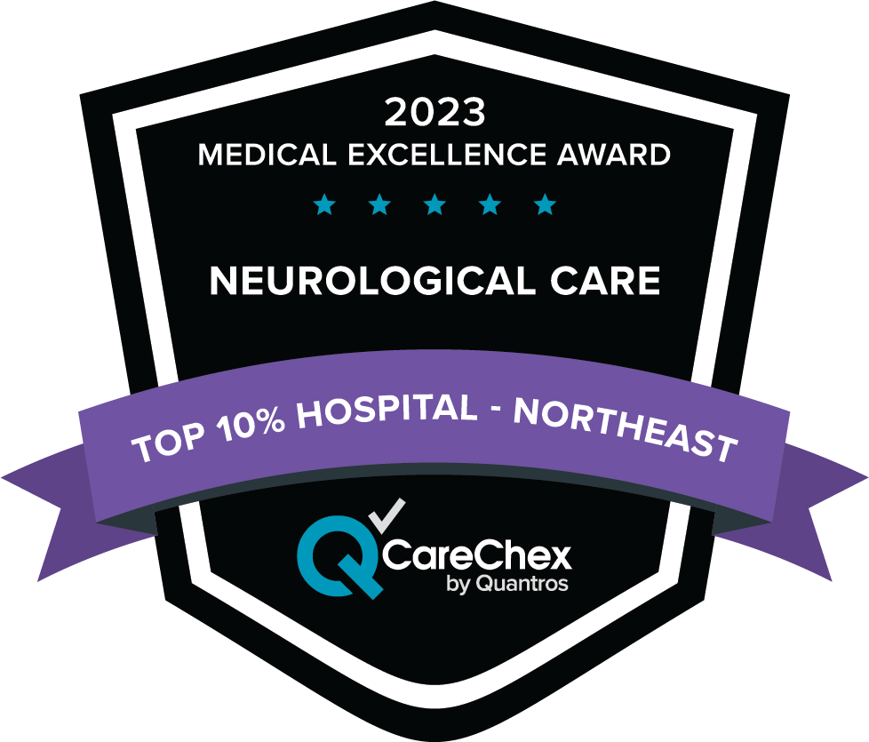 2023 Medical Excellence Award for Neurological Care, Top 10% Hospital in the Northeast