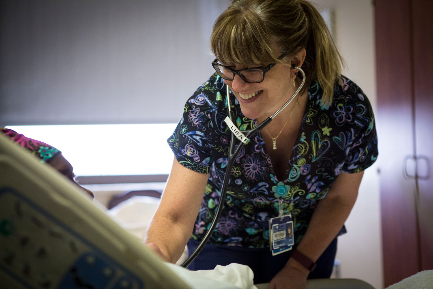 nurse with patient