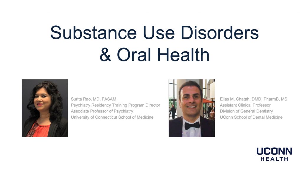 SUD and Oral Health - Title Slide
