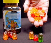 Gummy bear vitamins and gummi bears