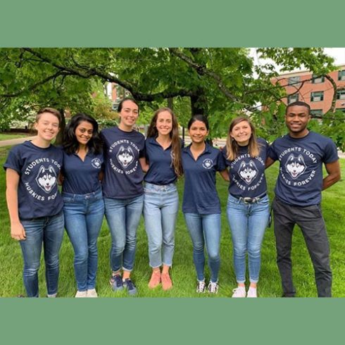 The 2019 Husky Nutrition Summer Scholars - seven students participating in a a summer internship.