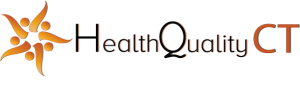 HealthQuality CT logo with text, "HealthQuality CT"