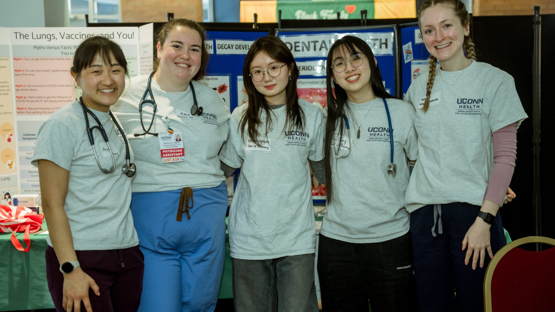 a group of students