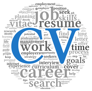 CV and Job Career Word Cloud