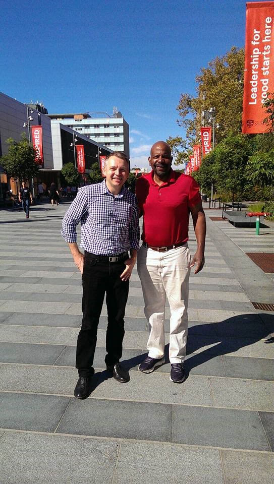 Dr. Chrzanowski Wojciech and Dr. Cato Laurencin in Sydney, Australia