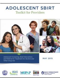 Adolescent SBIRT Toolkit for Providers