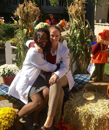 Students at the Fall festival