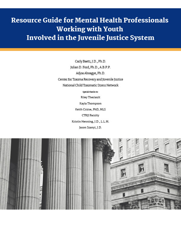 Mental Health Providers & Juvenile Justice Resource Guide | The Center ...
