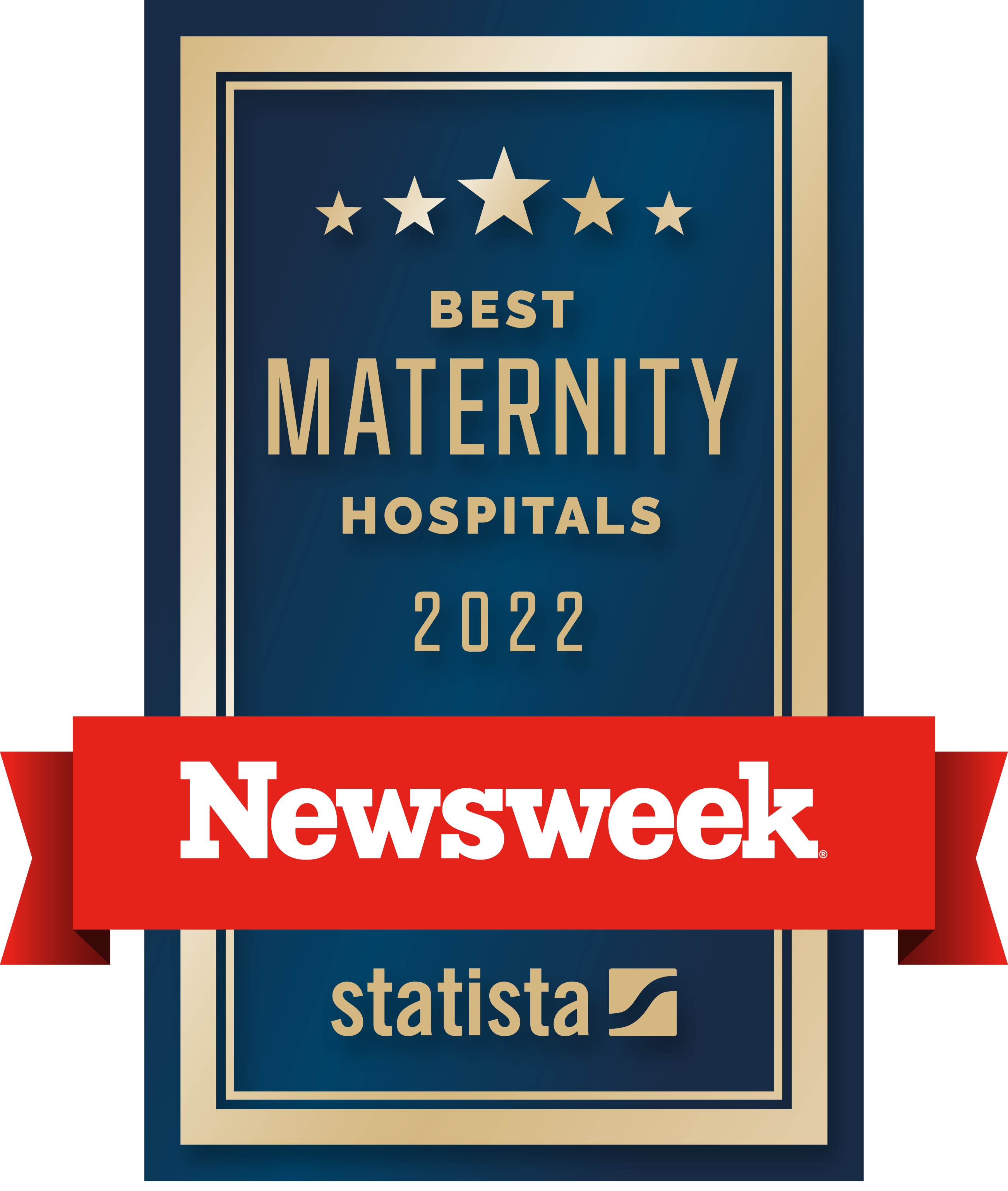 Newsweek's Best Maternity Hospitals 2022 logo