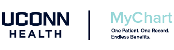 UConn Health logo with MyChart