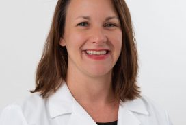 Dr. Erica Waddington portrait (white coat)