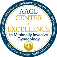 Center of Excellence in Minimally Invasive Gynecology logo