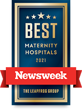 Newsweek's Best Maternity Hospitals 2021 logo