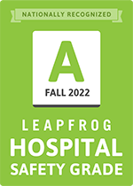 Fall 2022 'A' Rating for Patient Safety by The Leapfrog Group