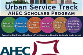 Urban Service track and CT AHEC logos