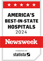 Newsweek's America's Best-in-State Hospitals 2024 logo