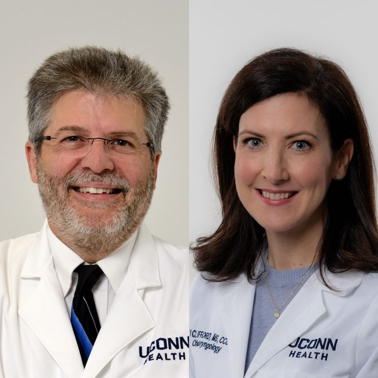 Dr. Denis Lafreniere and Ann Clifford portraits